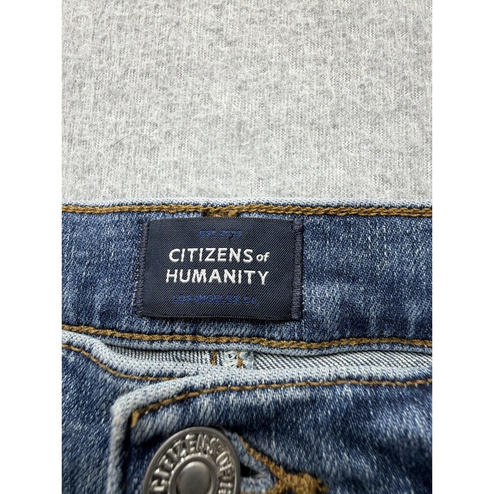 Citizens of Humanity Elijah Jeans Womens 28x30 Medium Wash Slim Straight Stretch - Picture 6 of 13